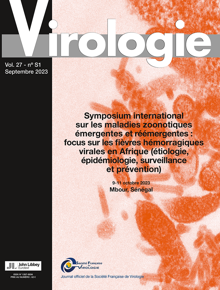 Supplément Virologie : Symposium international sur les maladies zoonotiques émergentes et réémergentes